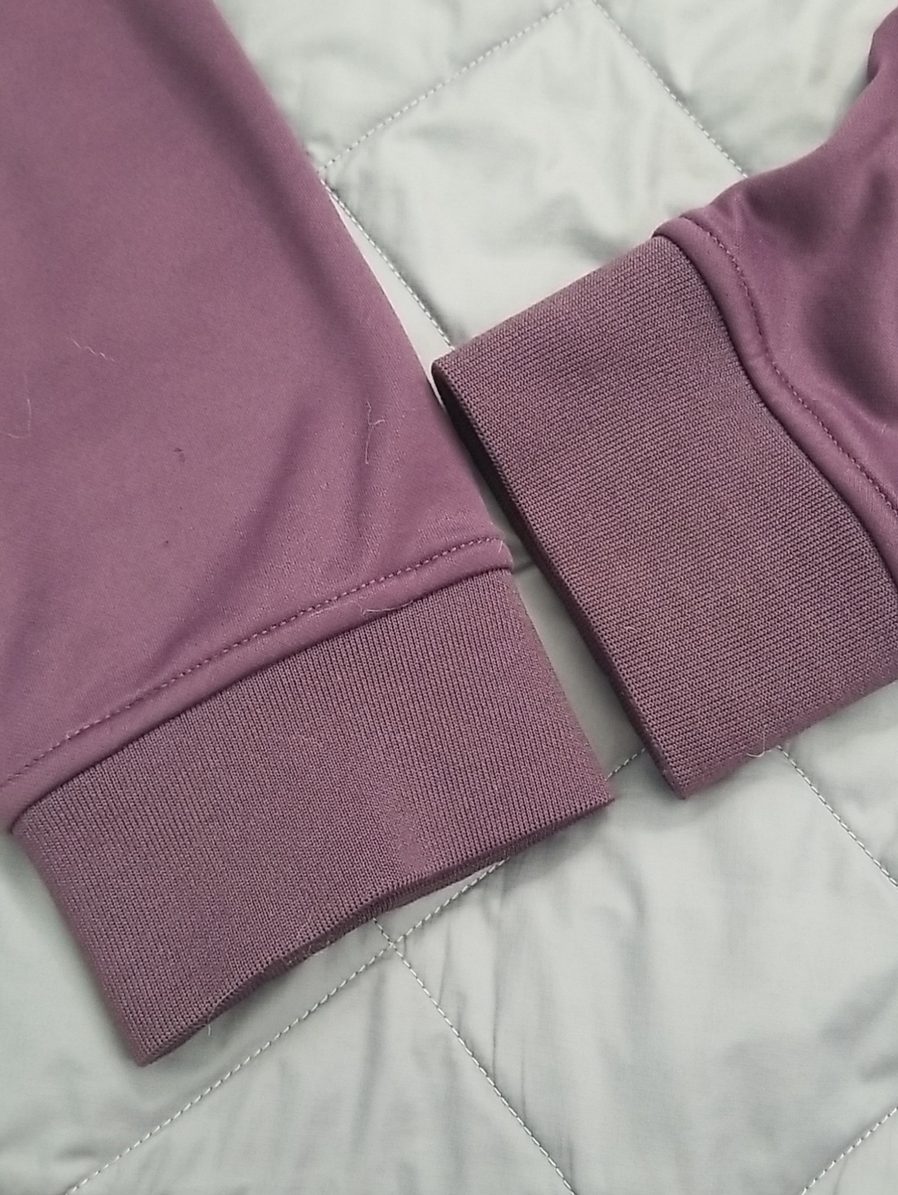 The North Face Purple Quilted Fleece Jacket - Picture 6 of 10
